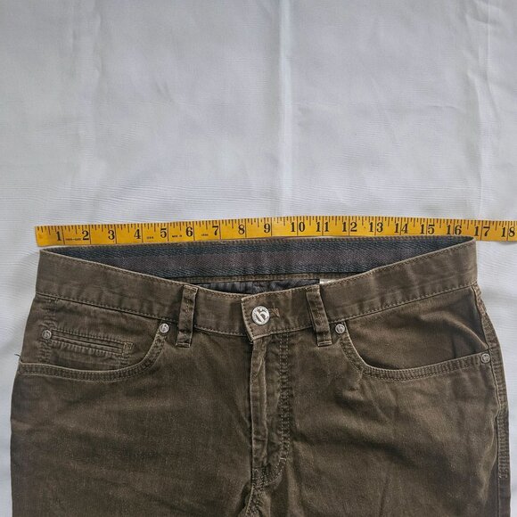 Hiltl The Ultimate Trousers Two Face Button & Zip Fly Brown Corduroy Jeans Sz 33 - Picture 13 of 16